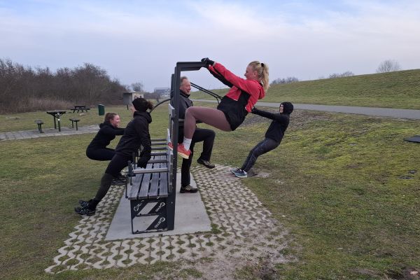 Foto Sterk & Fit-les bij Houtribstrand