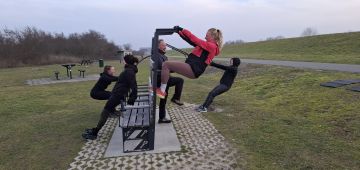 Foto Sterk & Fit-les bij Houtribstrand